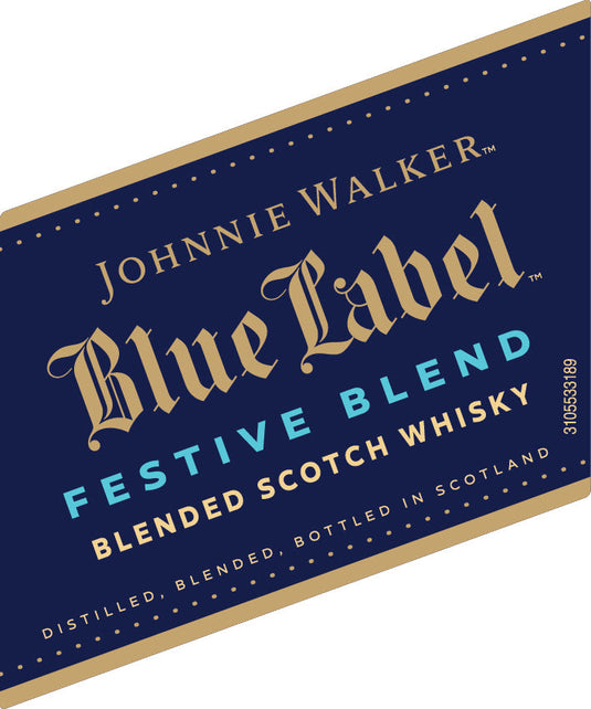 Johnnie Walker Blue Label Festive Blend Blended Scotch Whisky Limited Edition - Main Street Liquor