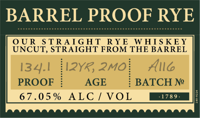 Elijah Craig Barrel Proof Rye 12 Year - Main Street Liquor