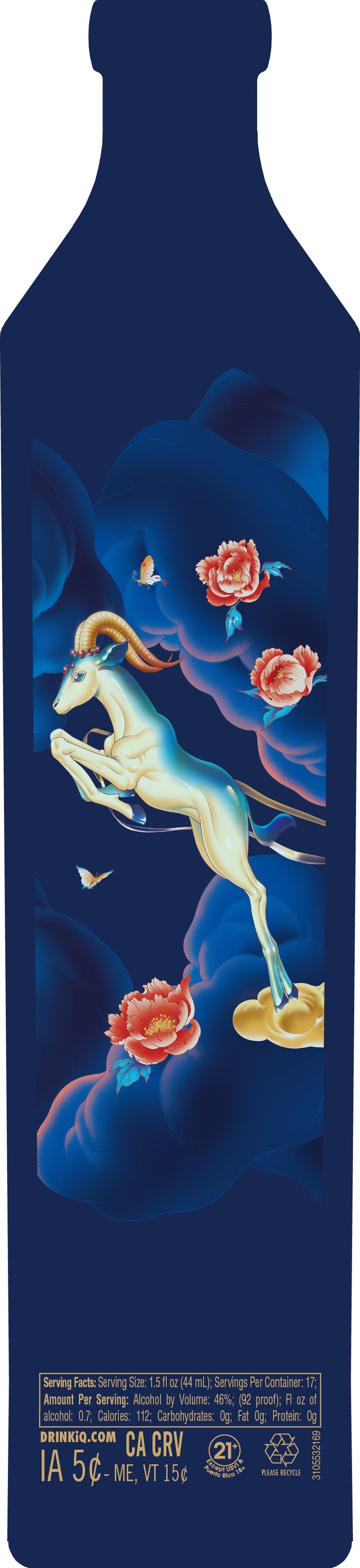 Load image into Gallery viewer, Johnnie Walker Blue Label Year of The Fire Goat Lunar New Year By JiaYi Li Blended Scotch Whisky - Main Street Liquor
