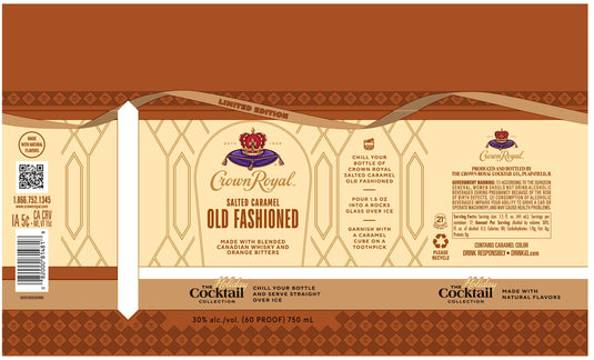 Crown Royal Salted Caramel Old Fashioned Limited Edition - Main Street Liquor