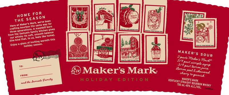 Load image into Gallery viewer, Maker’s Mark Holiday Edition Kentucky Straight Bourbon Whiskey - Main Street Liquor
