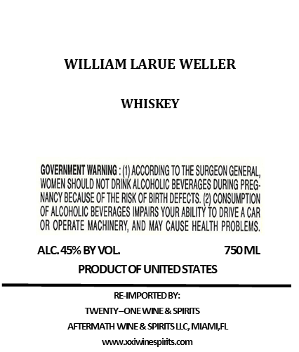 William Larue Weller Whiskey