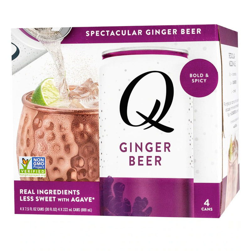 Load image into Gallery viewer, Q Ginger Beer by Joel McHale 4pk - Main Street Liquor
