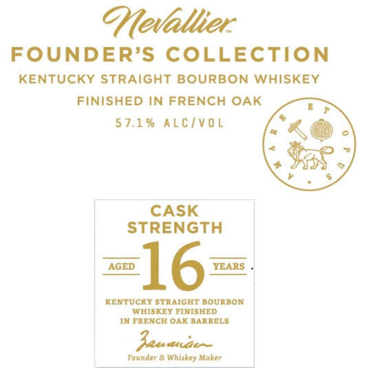 Rabbit Hole Nevallier Founder’s Collection 16 Year Old Straight Bourbon - Main Street Liquor