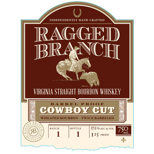 Ragged Branch Cowboy Cut Virginia Straight Bourbon - Main Street Liquor