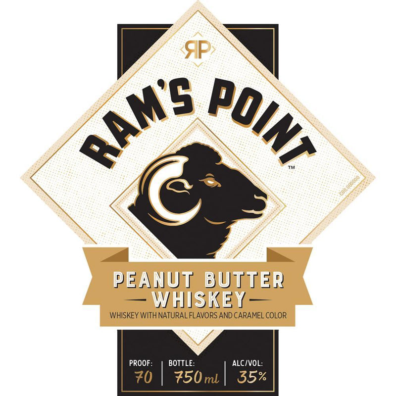 Load image into Gallery viewer, Ram&#39;s Point Peanut Butter Whiskey - Main Street Liquor
