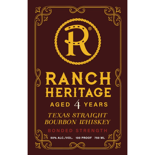 Ranch Heritage Bonded Strength Texas Straight Bourbon - Main Street Liquor