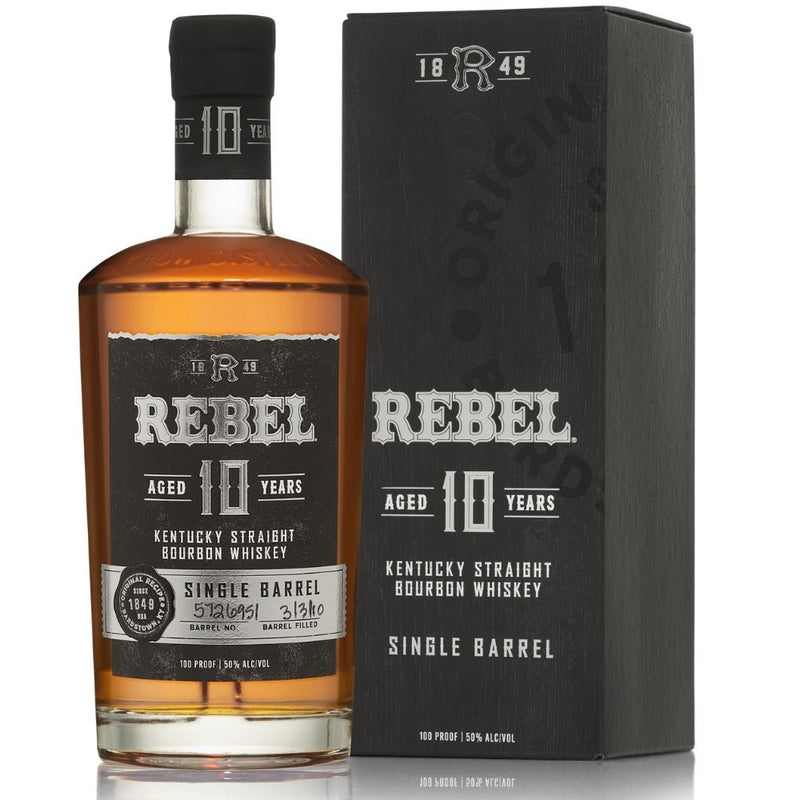 Load image into Gallery viewer, Rebel 10 Year Old Single Barrel Bourbon - Main Street Liquor
