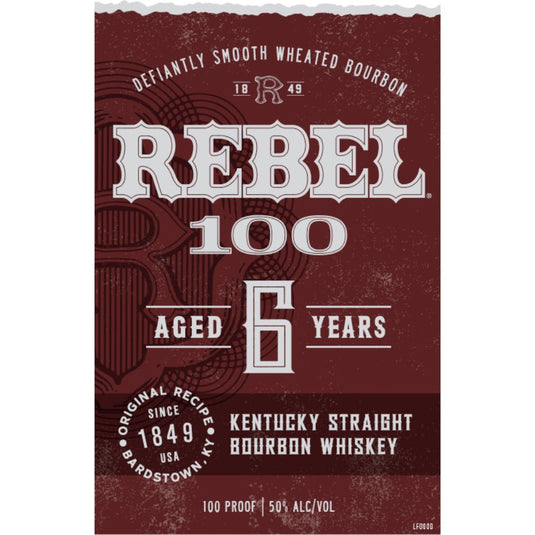 Rebel 100 6 Year Old Bourbon - Main Street Liquor