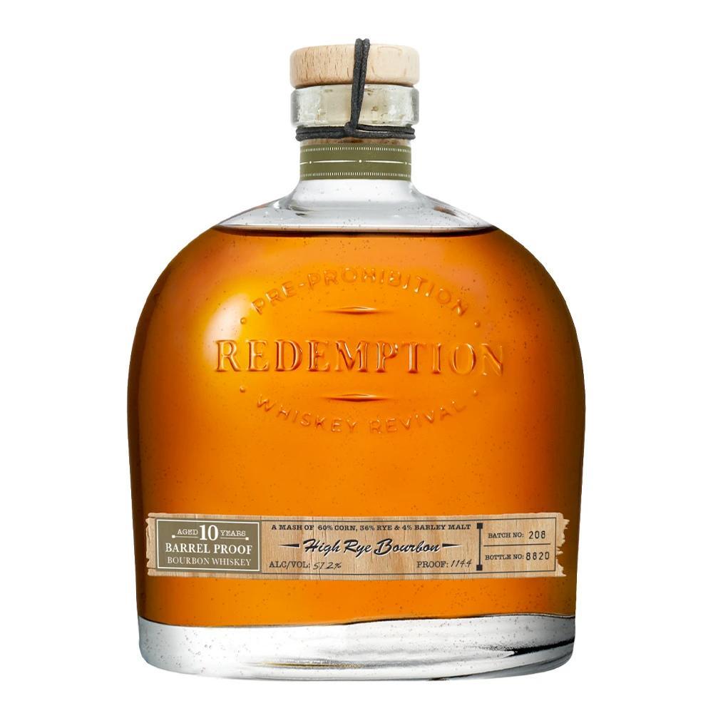 Redemption 10 Year Old Barrel Proof High Rye Bourbon – Bourbon Hunt USA