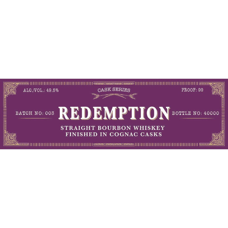 Load image into Gallery viewer, Redemption Cognac Cask Finish Batch 003 - Main Street Liquor
