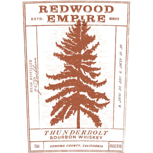 Redwood Empire Thunderbolt Bourbon - Main Street Liquor