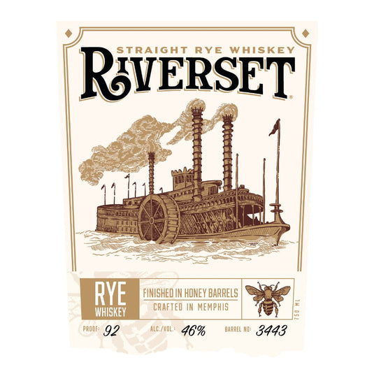 Riverset Straight Rye Finished in Honey Barrels - Main Street Liquor