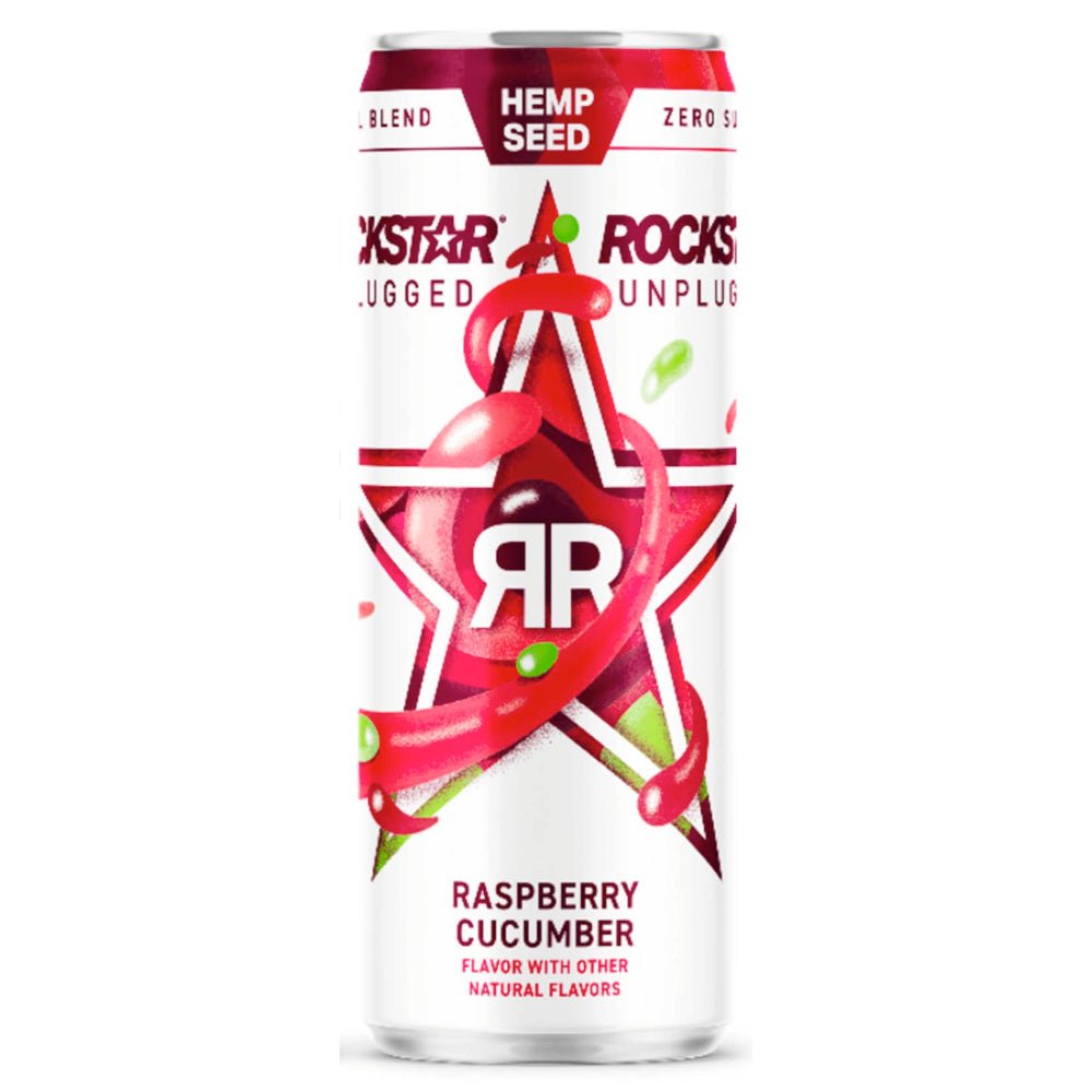 Rockstar Unplugged Raspberry Cucumber Energy Drink – Bourbon Hunt USA