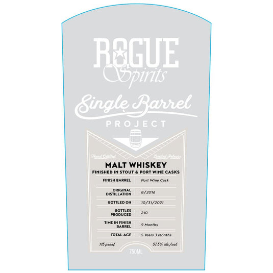 Rogue Single Barrel Project Malt Whiskey - Main Street Liquor