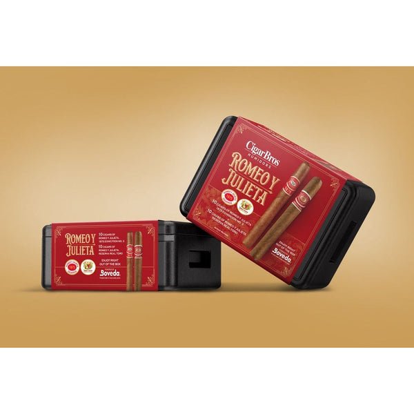 Load image into Gallery viewer, Romeo Y Julieta 20 Premium Cigars Set + Personal Humidor by CigarBros - Main Street Liquor
