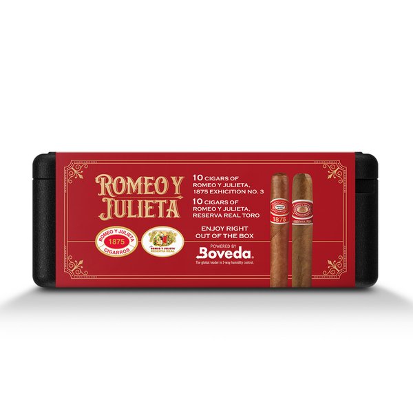 Load image into Gallery viewer, Romeo Y Julieta 20 Premium Cigars Set + Personal Humidor by CigarBros - Main Street Liquor
