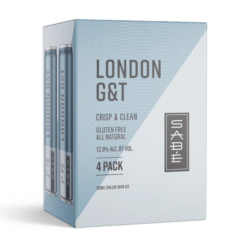 Load image into Gallery viewer, SABÉ London G&amp;T Cocktail 4pk - Main Street Liquor
