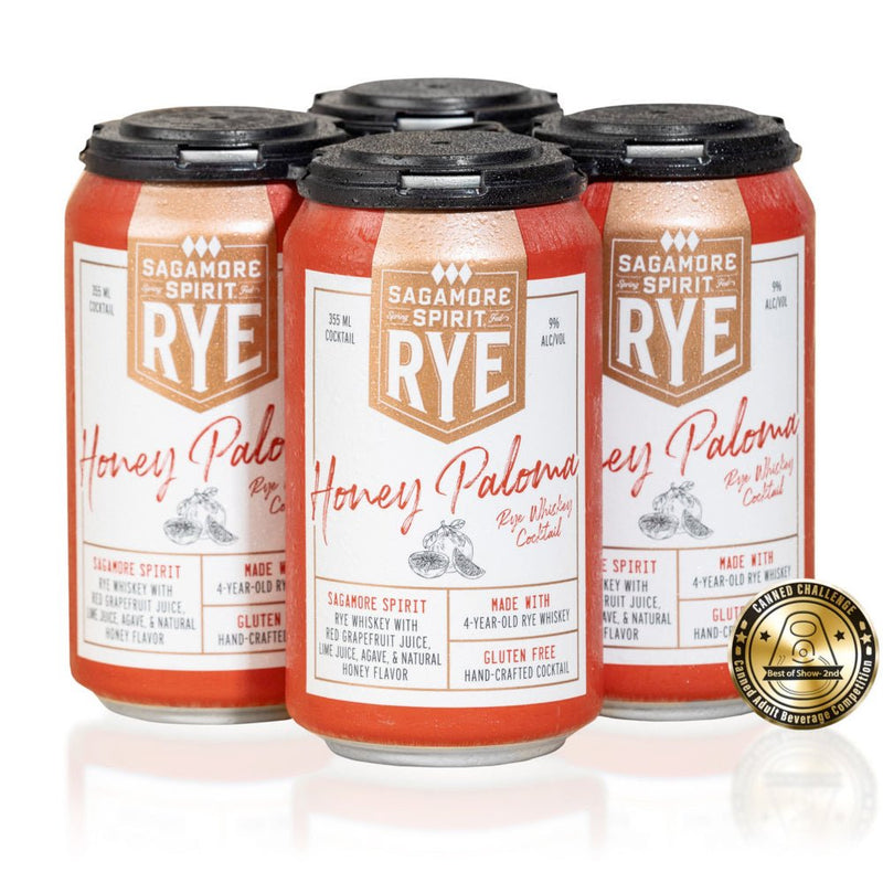 Load image into Gallery viewer, Sagamore Spirit Honey Paloma Canned Cocktail 4PK - Main Street Liquor
