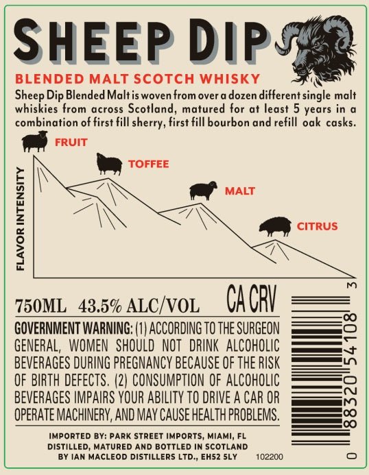 Load image into Gallery viewer, Sheep Dip Blended Malt Scotch Whisky 750ml - Main Street Liquor
