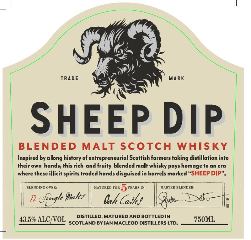 Load image into Gallery viewer, Sheep Dip Blended Malt Scotch Whisky 750ml - Main Street Liquor
