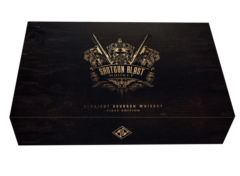 Load image into Gallery viewer, Shotgun Blast Whiskey First Edition Straight Bourbon By Machine Head (PRE - ORDER) - Main Street Liquor
