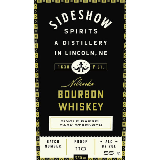 Sideshow Spirits Nebraska Bourbon Whiskey - Main Street Liquor