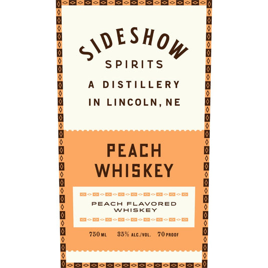 Sideshow Spirits Peach Whiskey - Main Street Liquor