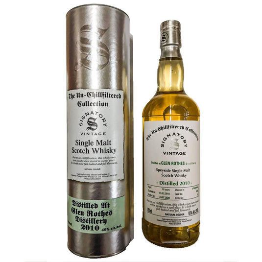 Signatory The Un-Chillfiltered Collection 10 Year Old Glenrothes 2010 - Main Street Liquor