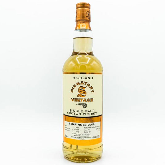 Signatory The Un - Chillfiltered Collection 11 Year Old Benrinnes 2008 - Main Street Liquor