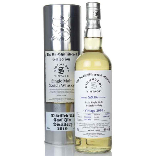 Signatory The Un-Chillfiltered Collection 8 Year Old Caol Ila 2010 - Main Street Liquor