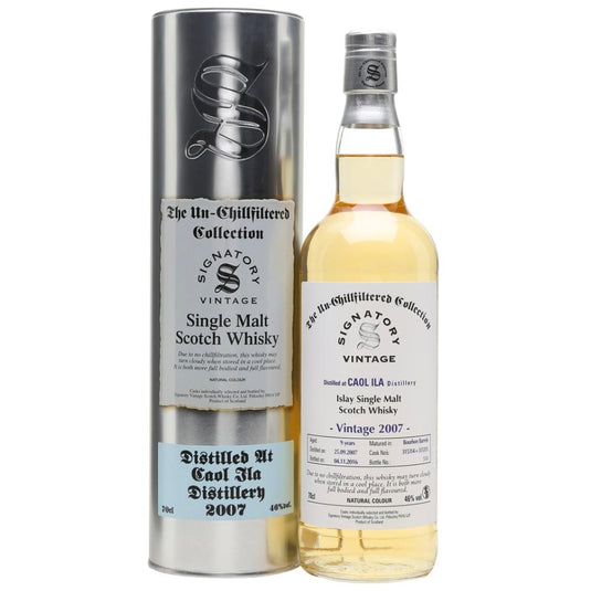 Signatory The Un-Chillfiltered Collection 9 Year Old Caol Ila 2007 - Main Street Liquor