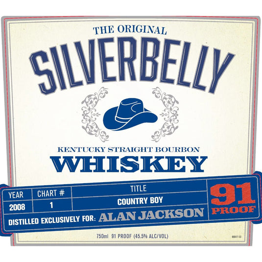 Silverbelly Bourbon By Alan Jackson - Country Boy Year 2008 - Main Street Liquor