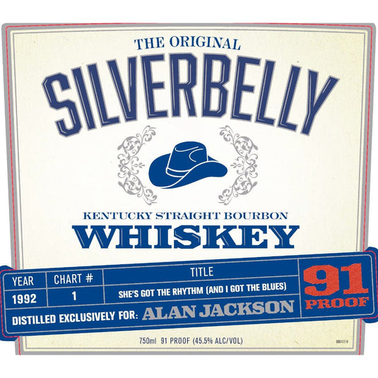 Silverbelly Bourbon By Alan Jackson - She’s Got The Rhythm (And I Got The Blues) Year 1992 - Main Street Liquor
