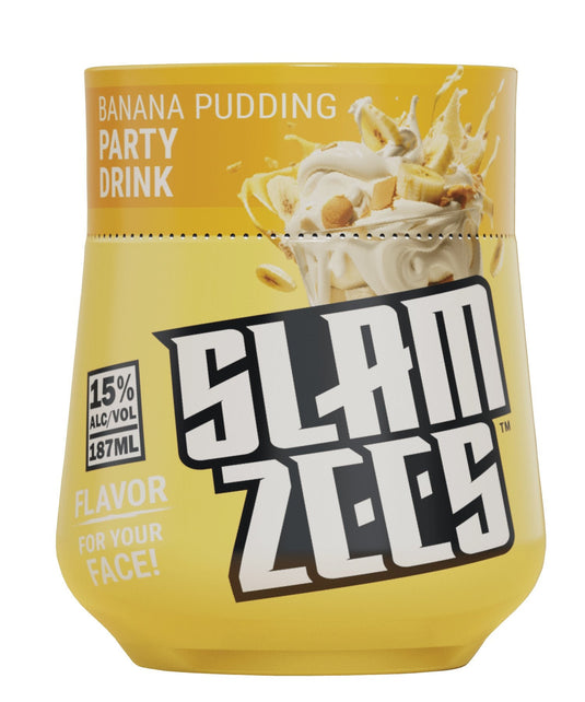 SLAMZEES Banana Pudding 187ml - Main Street Liquor