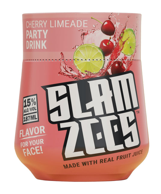 SLAMZEES Cherry Limeade 187ml - Main Street Liquor