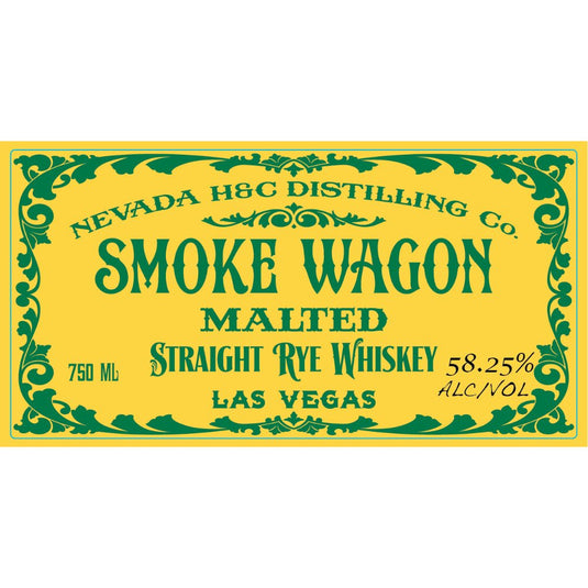 Smoke Wagon Malted Straight Rye Whiskey - Main Street Liquor