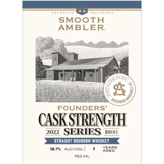 Smooth Ambler 2022 Founder’s Cask Strength Series Bourbon Batch 1 - Main Street Liquor