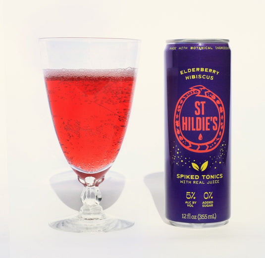 St Hildie's Elderberry Hibiscus Spiked Tonics - Main Street Liquor