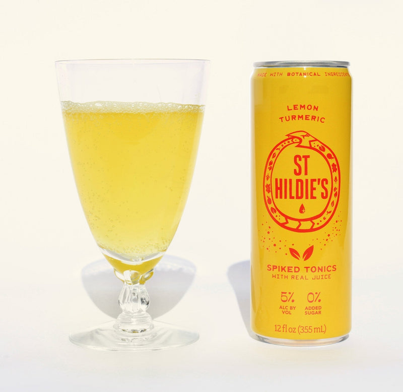 Load image into Gallery viewer, St Hildie&#39;s Lemon Turmeric Spiked Tonics - Main Street Liquor
