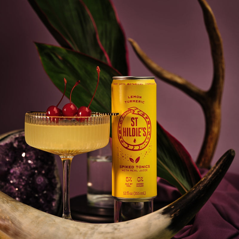 Load image into Gallery viewer, St Hildie&#39;s Lemon Turmeric Spiked Tonics - Main Street Liquor
