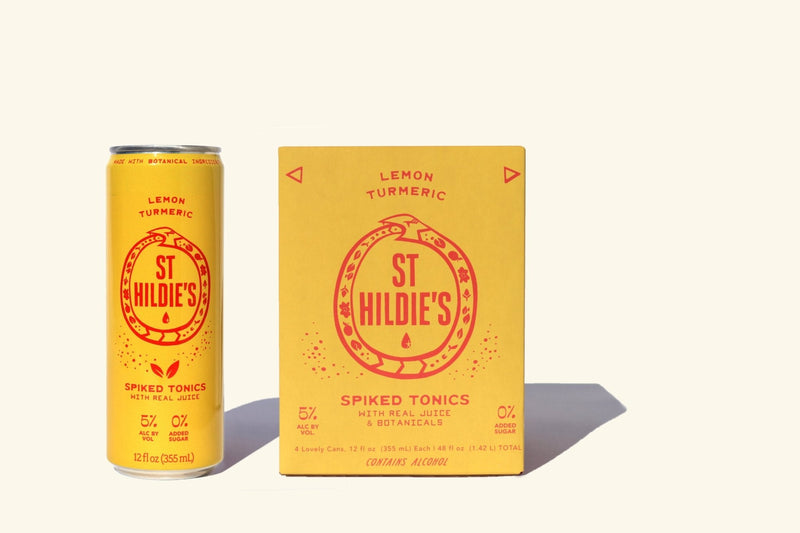 Load image into Gallery viewer, St Hildie&#39;s Lemon Turmeric Spiked Tonics - Main Street Liquor
