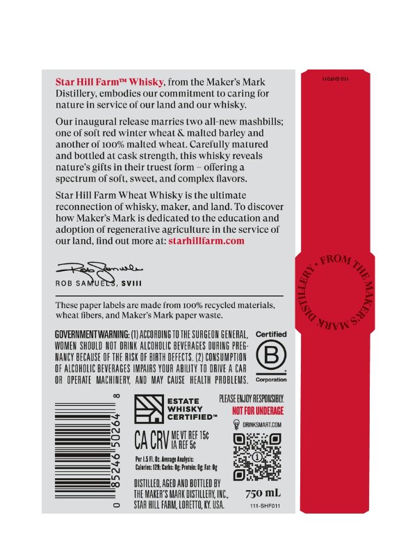 Star Hill Farm American Wheat Whisky 2025 Release – Bourbon Hunt USA