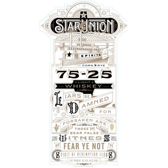 Star Union Spirits Corn & Rye 75-25 Light Whiskey - Main Street Liquor