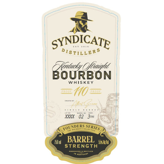 Syndicate Distillers Barrel Strength Kentucky Straight Bourbon - Main Street Liquor