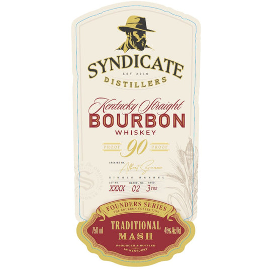 Syndicate Distillers Traditional Mash Kentucky Straight Bourbon - Main Street Liquor