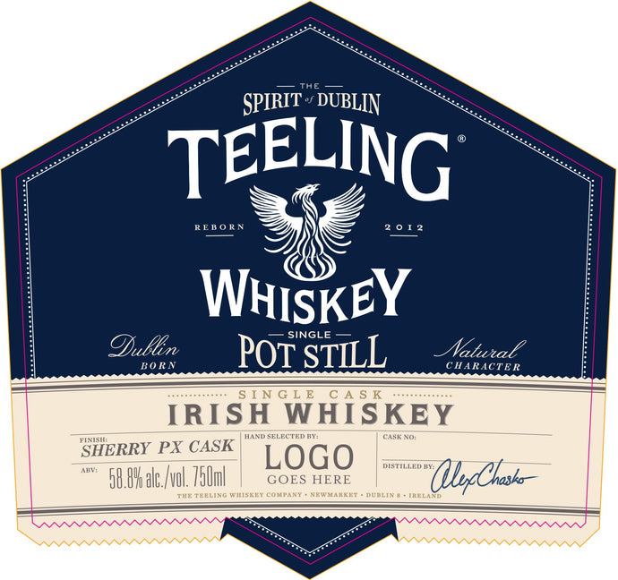 Teeling Single Cask Sherry PX Cask Irish Whiskey 750ml