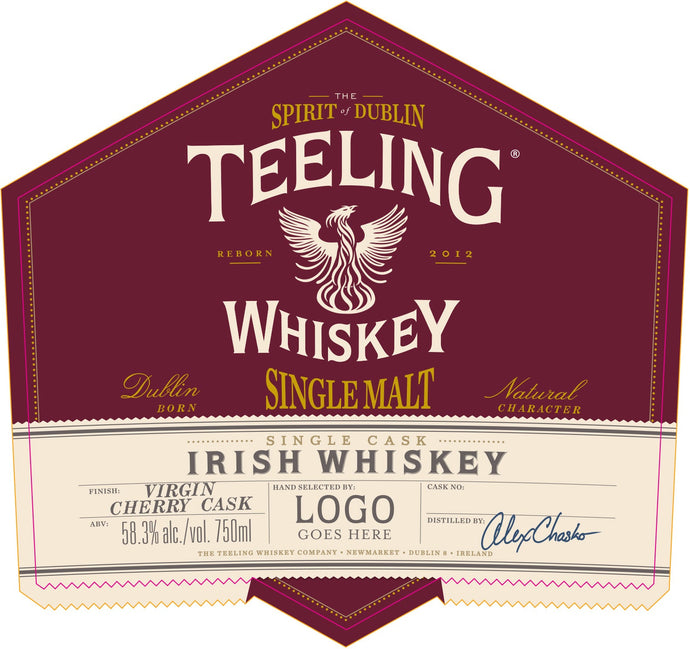 Teeling Single Cask Virgin Cherry Cask Irish Whiskey 750ml
