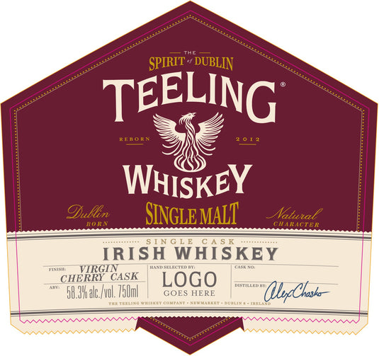 Teeling Single Cask Virgin Cherry Cask Irish Whiskey 750ml