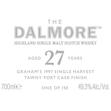The Dalmore 27 Year Old Graham s 1997 Single Harvest Tawny Port Cask the-dalmore-27-year-old-graham-s-1997-single-harvest-tawny-port-cask